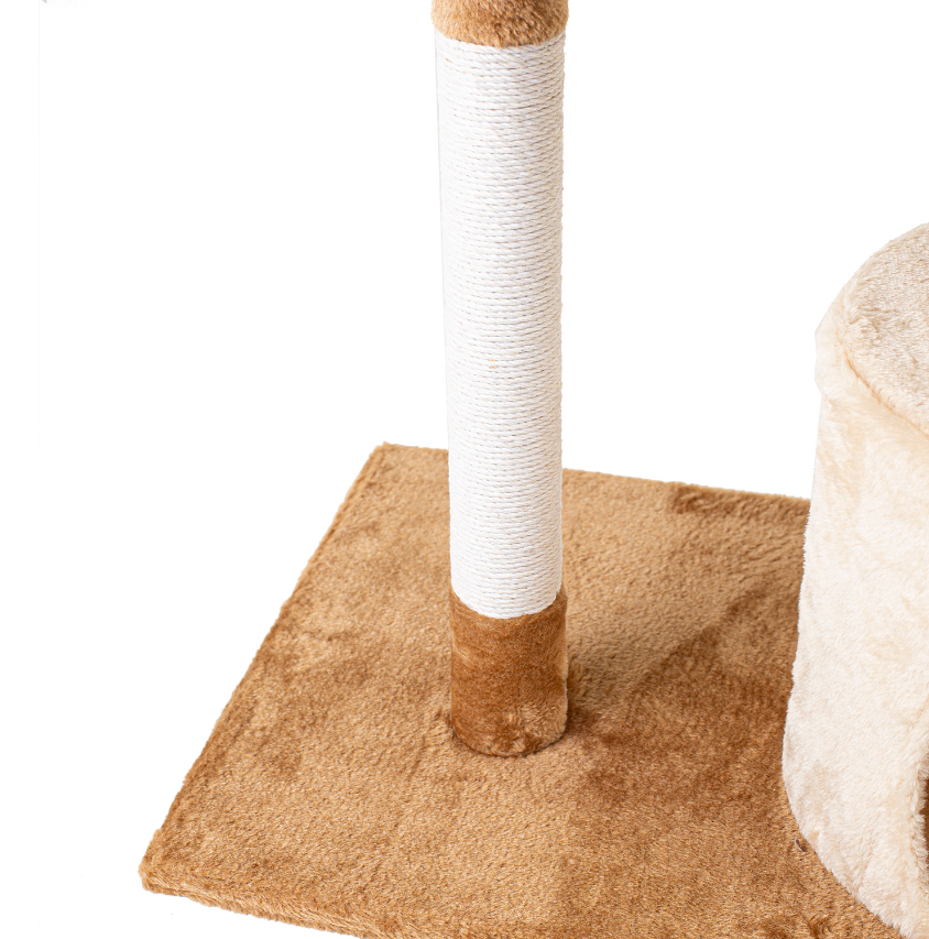 Krabpaal - kattenkrabpaal - kattenpaal - 60x41x89cm - beige