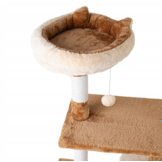 Krabpaal - kattenkrabpaal - kattenpaal - 60x41x89cm - beige