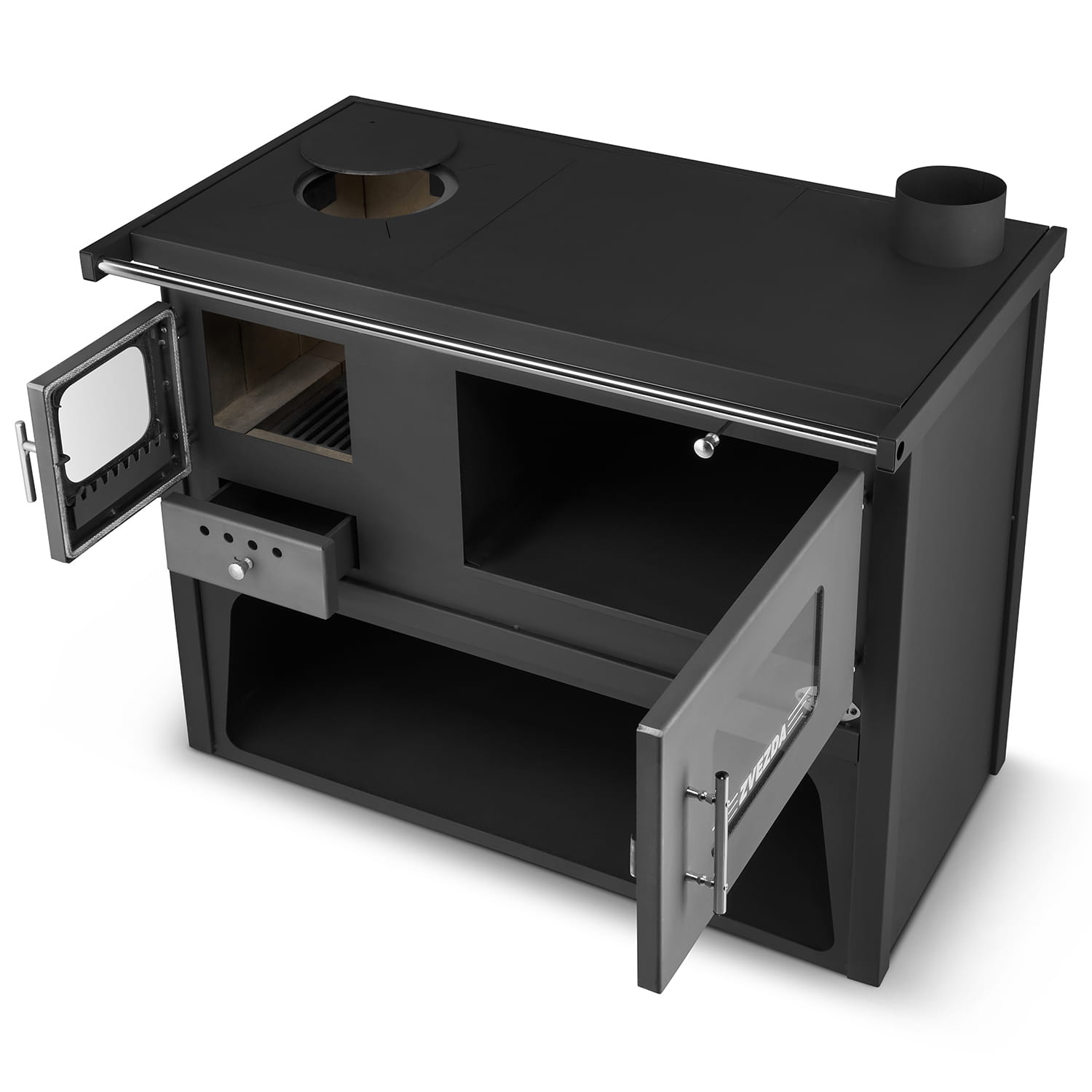 Houtkachel - met oven - met kookplaat - 16 kW tot 20 kW