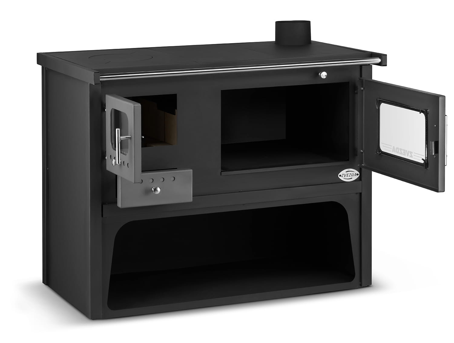 Houtkachel - met oven - met kookplaat - 16 kW tot 20 kW