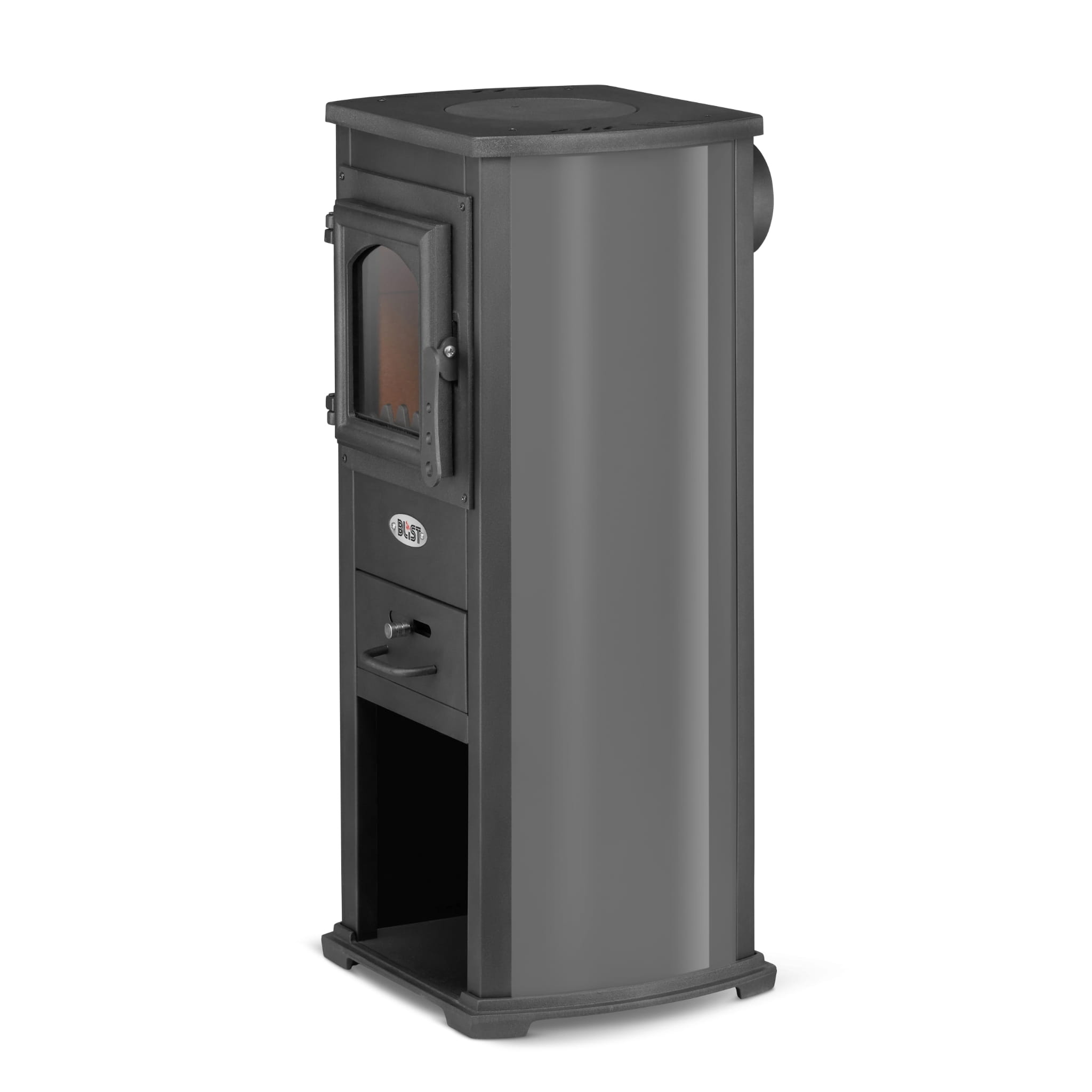 Houtkachel - antraciet - 6,6kW tot 8,5kW