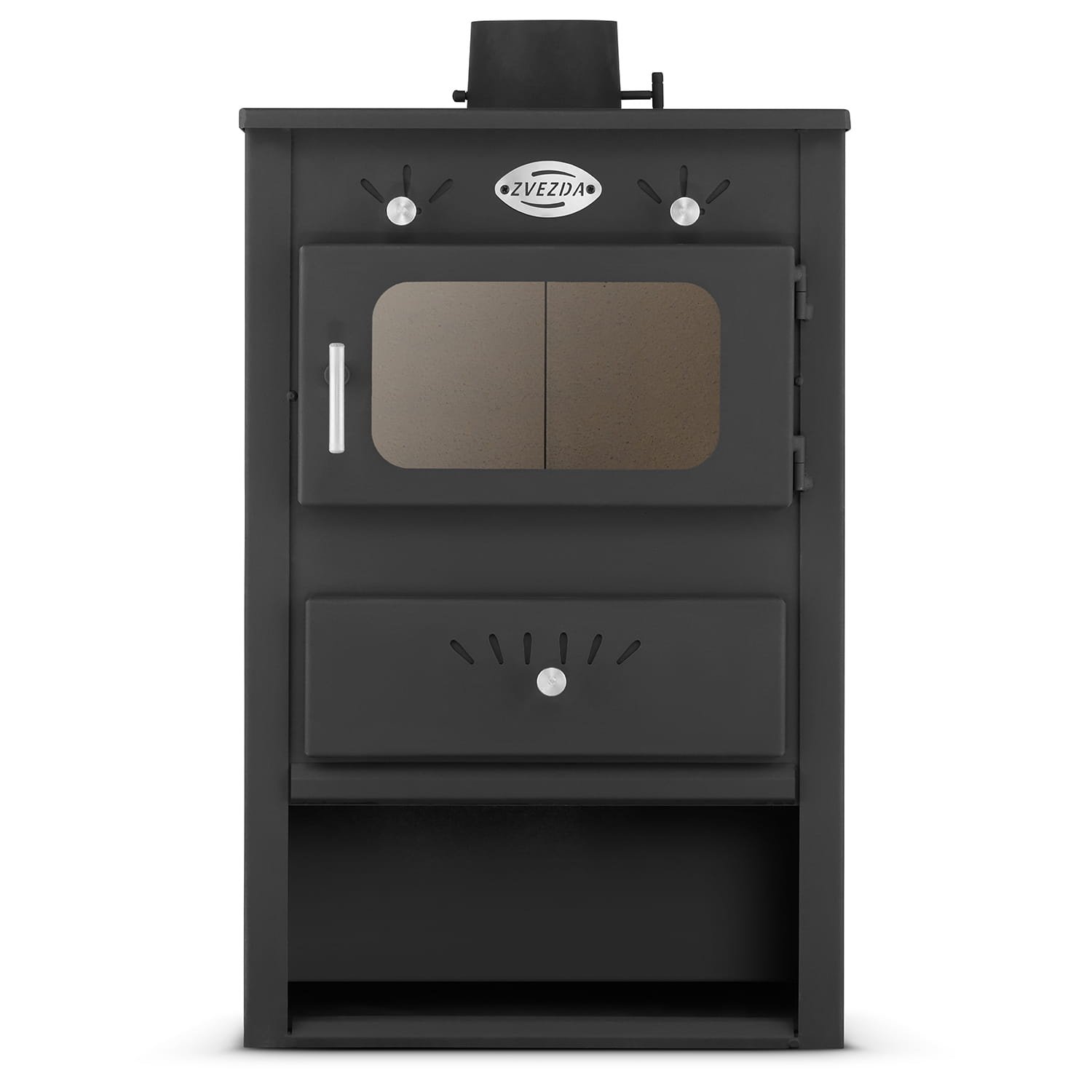 Houtkachel - staal - energielabel A - 5kW tot 7KW