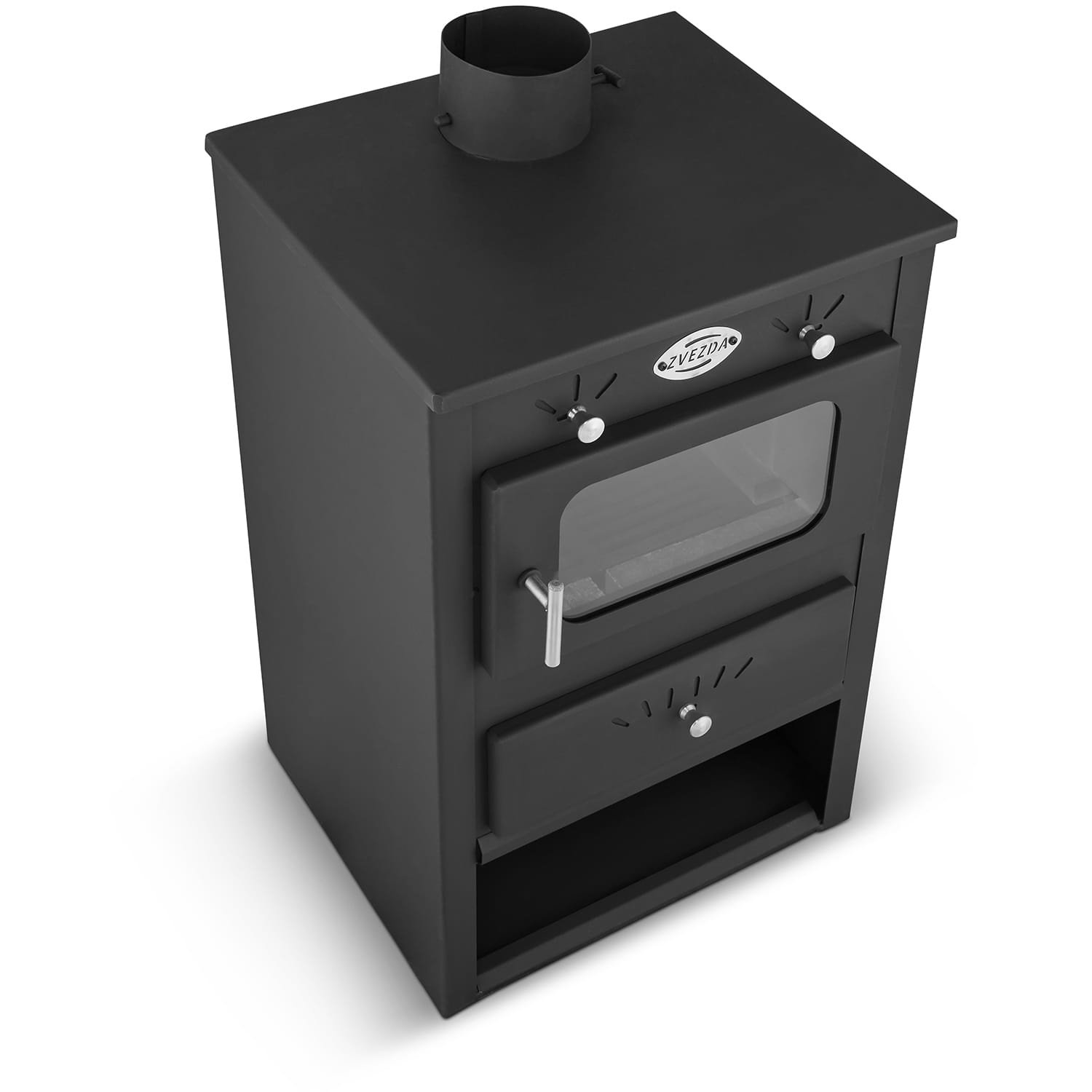 Houtkachel - staal - energielabel A - 5kW tot 7KW