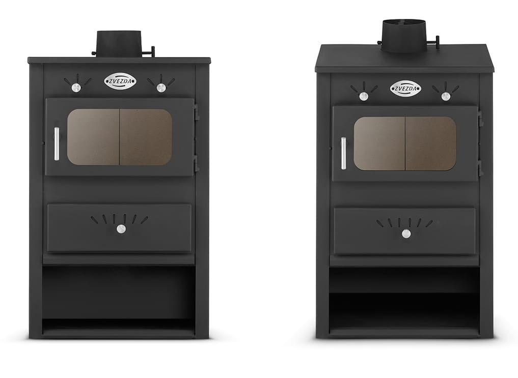 Houtkachel - staal - energielabel A - 5kW tot 7KW