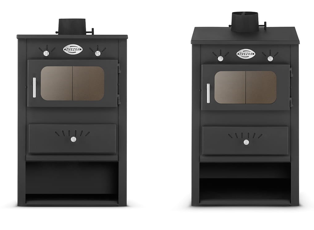 Houtkachel - staal - energielabel A - 5kW tot 7KW