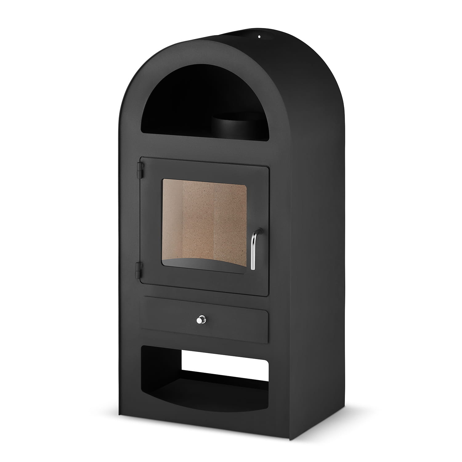 Houtkachel - antraciet - 9kW tot 11kW -EN 13240:2008