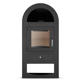 Houtkachel - antraciet - 9kW tot 11kW -EN 13240:2008