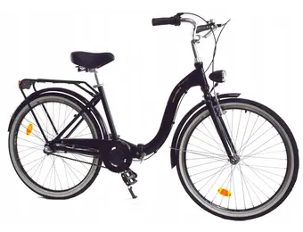 Vouwfiets - 26 inch - met 3 versnellingen - zwart