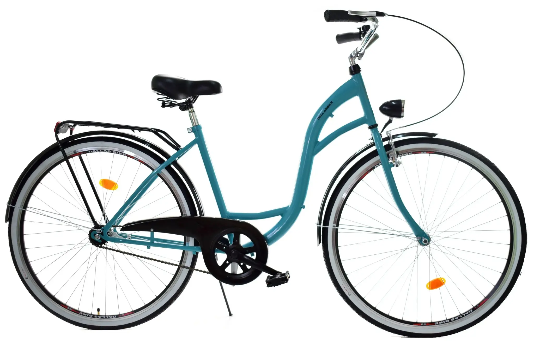 Meisjesfiets - 26 inch - stadsfiets - zeegroen zwart