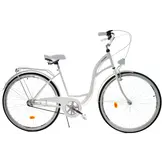 Meisjesfiets - 26 inch - met 3 versnellingen - wit