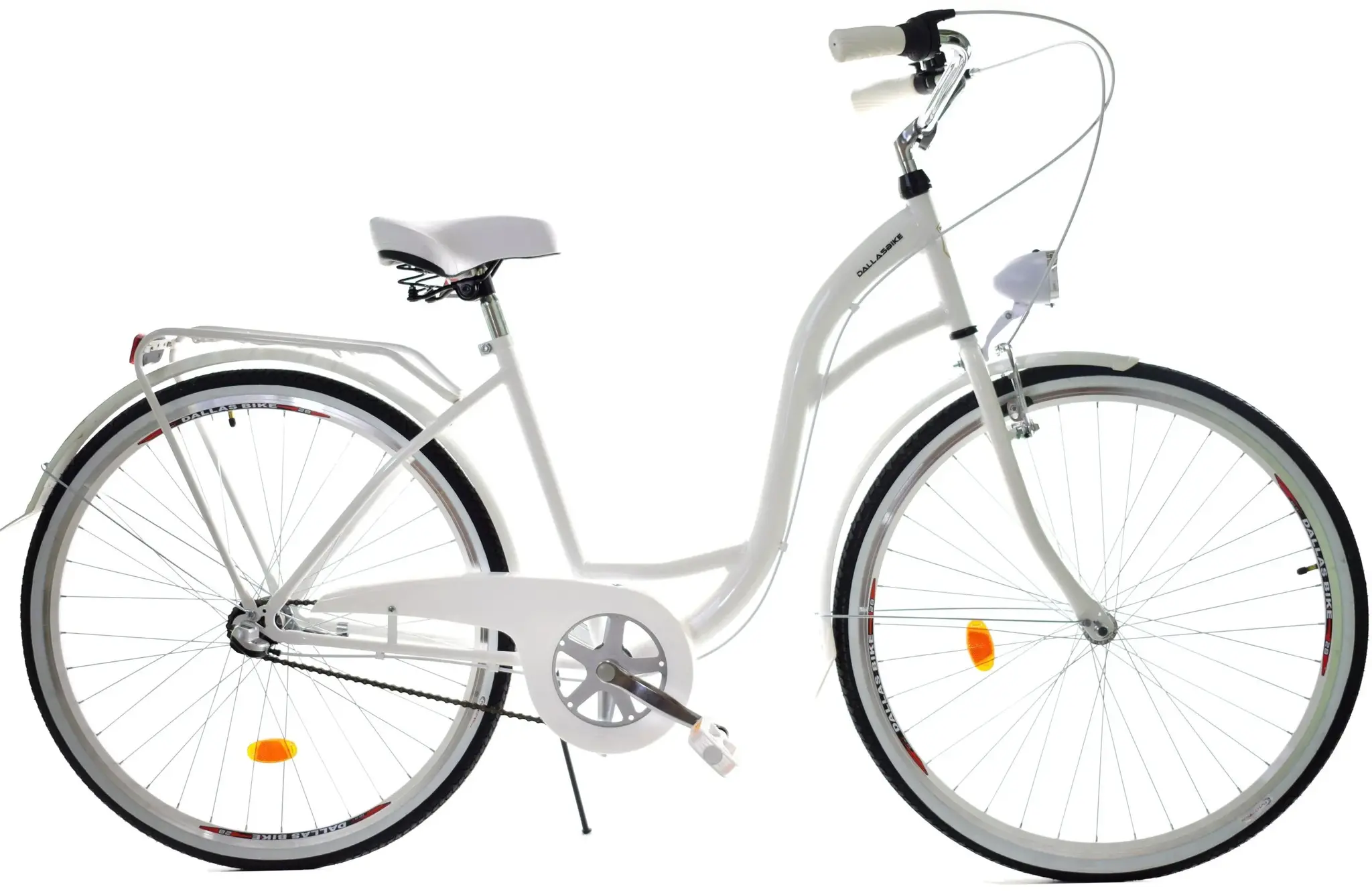 Meisjesfiets - 26 inch - met 3 versnellingen - wit