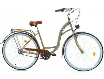 Meisjesfiets - 26 inch - met 3 versnellingen - cappuccino bruin