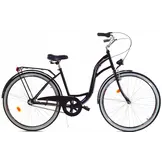 Meisjesfiets - 26 inch - met 3 versnellingen - zwart