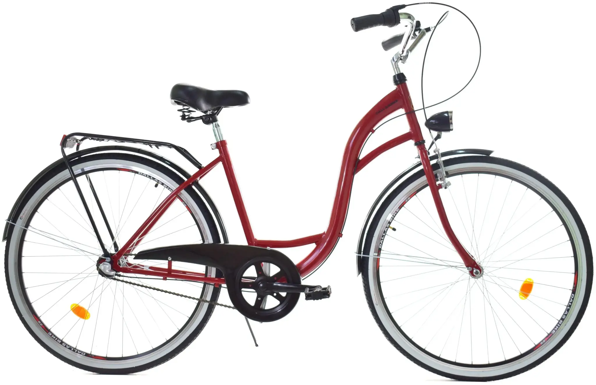 Meisjesfiets - 26 inch - met 3 versnellingen - rood zwart