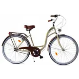 Meisjesfiets - 26 inch - met 3 versnellingen - crème bruin