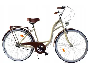 Meisjesfiets - 26 inch - met 3 versnellingen - crème bruin