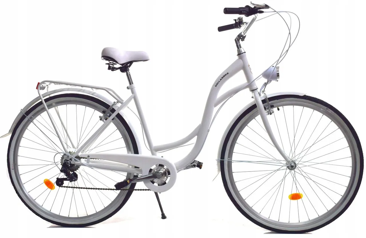 Meisjesfiets - 26 inch - met 7 versnellingen - wit
