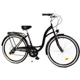 Meisjesfiets - 26 inch - met 7 versnellingen - zwart