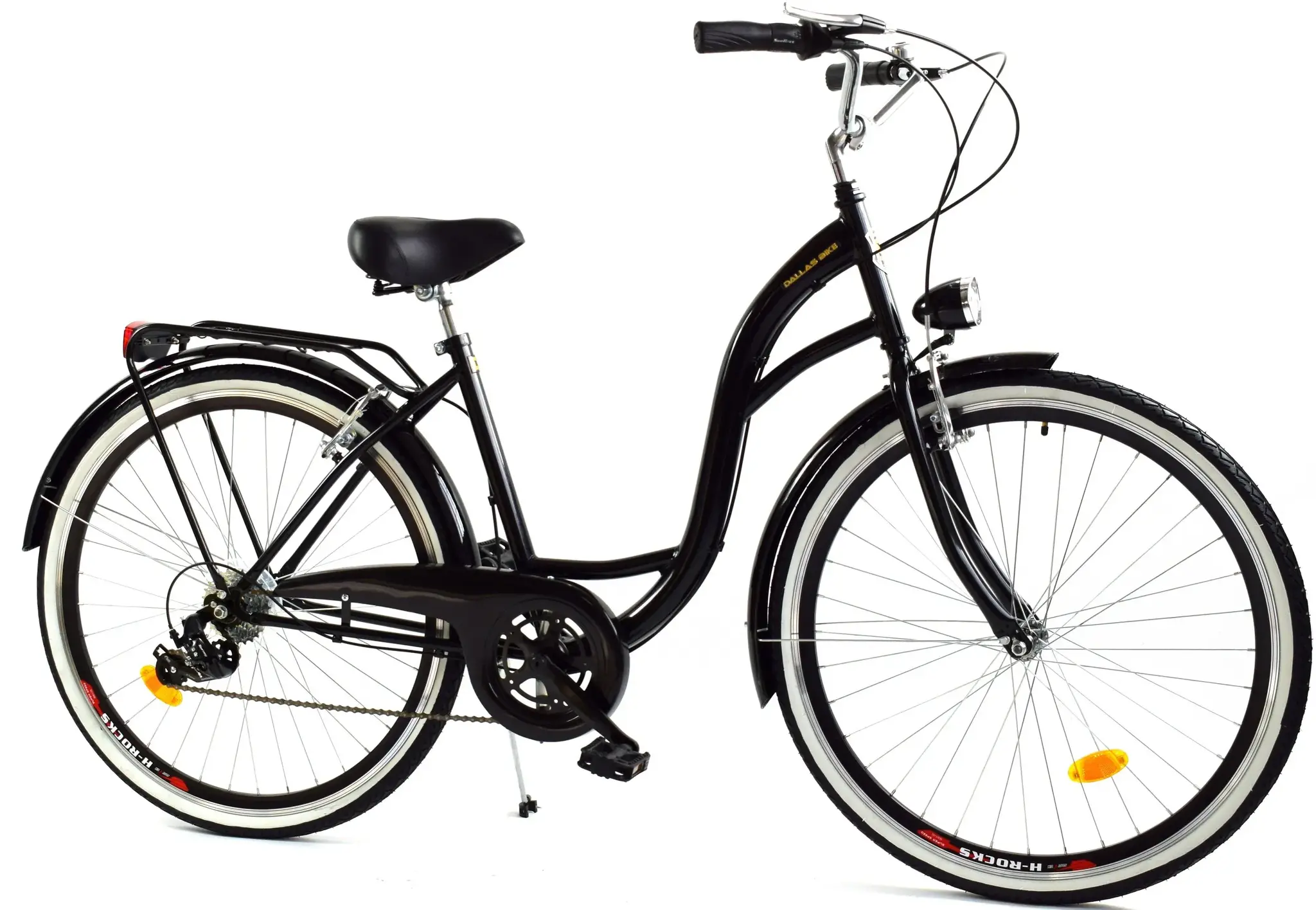 Meisjesfiets - 26 inch - met 7 versnellingen - zwart