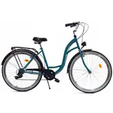 Meisjesfiets - 26 inch - met 7 versnellingen - zeegroen zwart