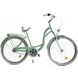 Meisjesfiets - 26 inch - met 3 versnellingen - mint wit