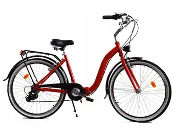 Vouwfiets - 26 inch - met 7 versnellingen - rood