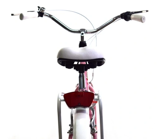 Meisjesfiets - 26 inch - met 7 versnellingen - roze wit