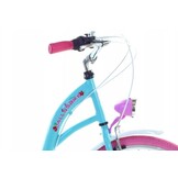 Meisjesfiets - 26 inch - met 7 versnellingen - zeegroen roze