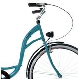 Meisjesfiets - 26 inch - stadsfiets - zeegroen zwart