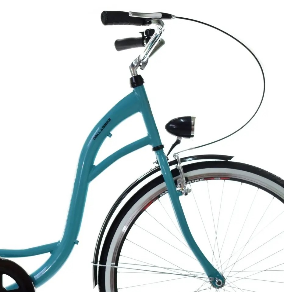 Meisjesfiets - 26 inch - stadsfiets - zeegroen zwart