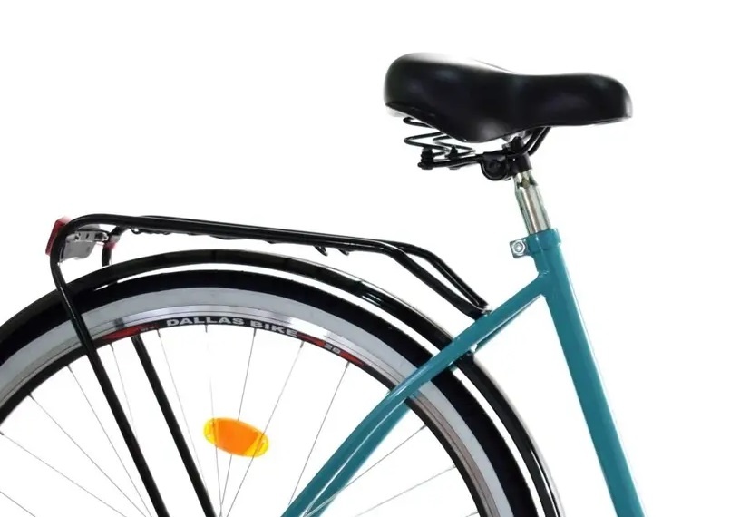 Meisjesfiets - 26 inch - stadsfiets - zeegroen zwart