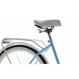 Meisjesfiets - 26 inch - stadsfiets - lichtblauw wit