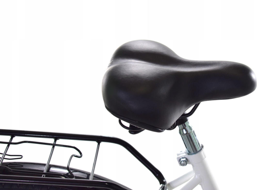 Meisjesfiets - 26 inch - met 3 versnellingen - wit zwart