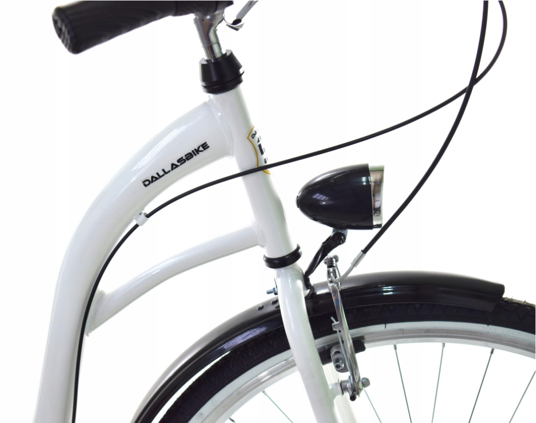 Meisjesfiets - 26 inch - met 3 versnellingen - wit zwart