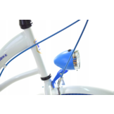 Meisjesfiets - 26 inch - met 3 versnellingen - wit blauw
