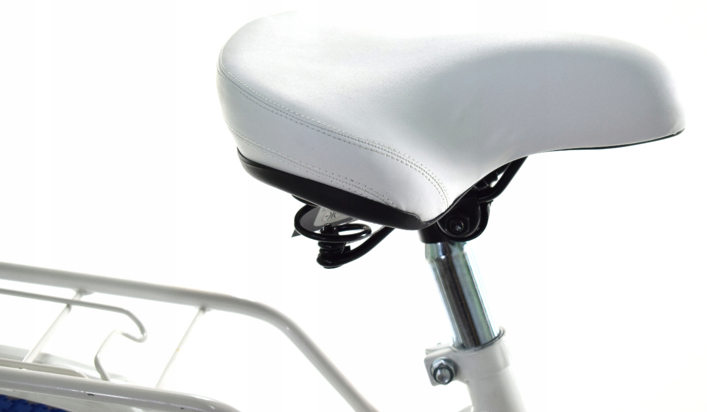 Meisjesfiets - 26 inch - met 3 versnellingen - wit blauw