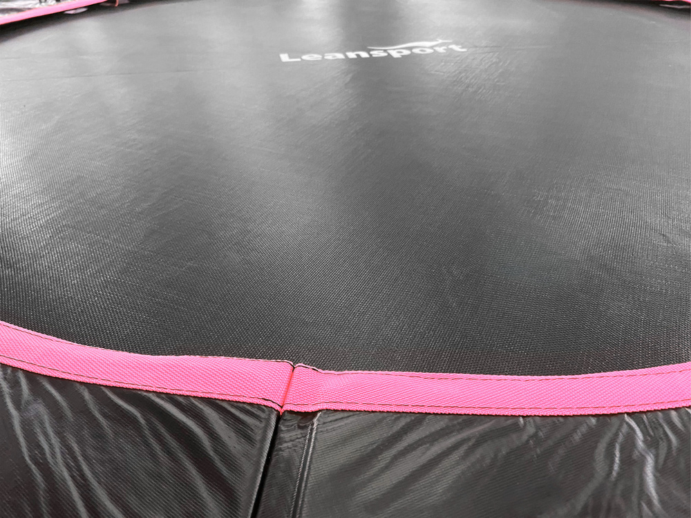 Trampoline - 183 cm - roze zwart - veiligheidsnet - tot 50kg