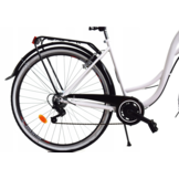 Meisjesfiets - 26 inch - met 7 versnellingen - wit zwart