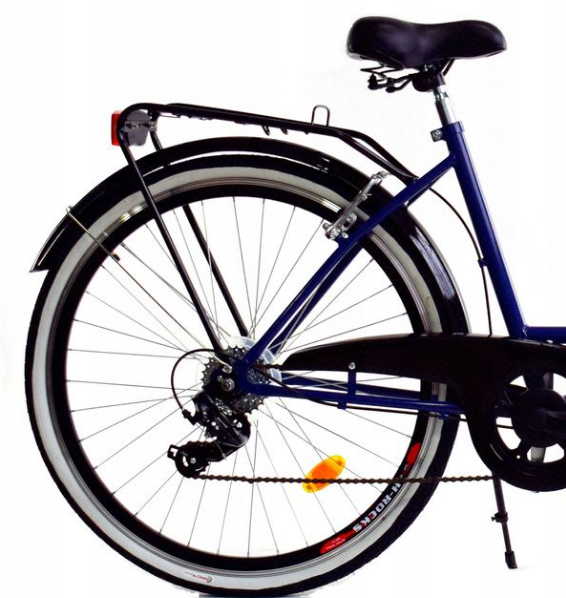 Meisjesfiets - 26 inch - met 7 versnellingen - donkerblauw