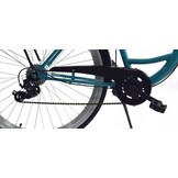 Meisjesfiets - 26 inch - met 7 versnellingen - zeegroen zwart