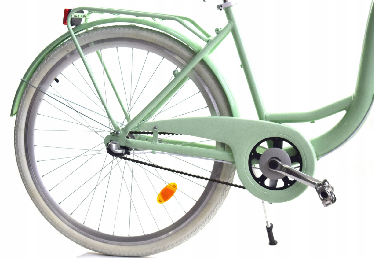 Meisjesfiets - 26 inch - met 3 versnellingen - mint wit