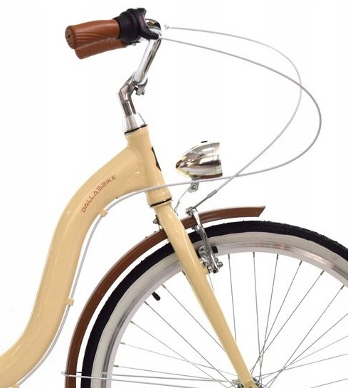 Vouwfiets - 26 inch - met 3 versnellingen - crème bruin