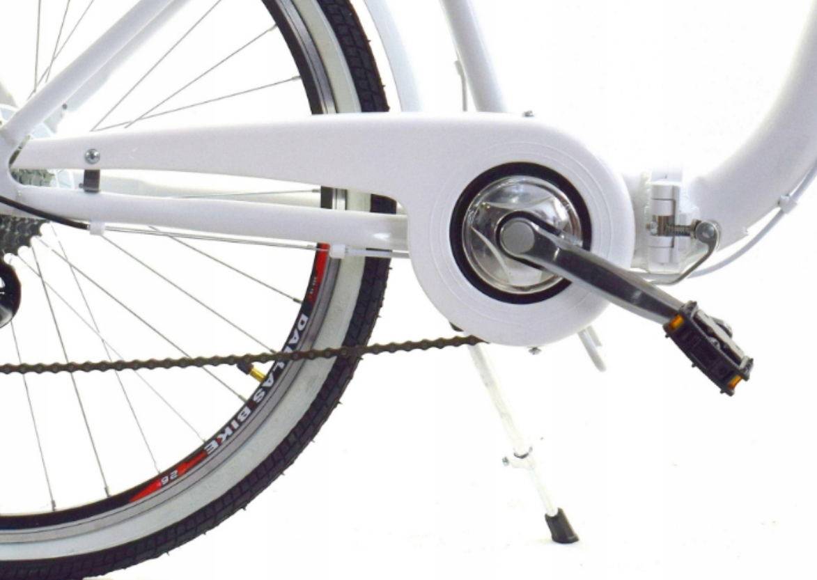 Vouwfiets - 26 inch - met 7 versnellingen - wit