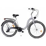 Vouwfiets - 26 inch - met 7 versnellingen - wit zwart