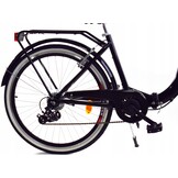 Vouwfiets - 26 inch - met 7 versnellingen - zwart