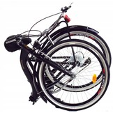 Vouwfiets - 26 inch - met 7 versnellingen - zwart