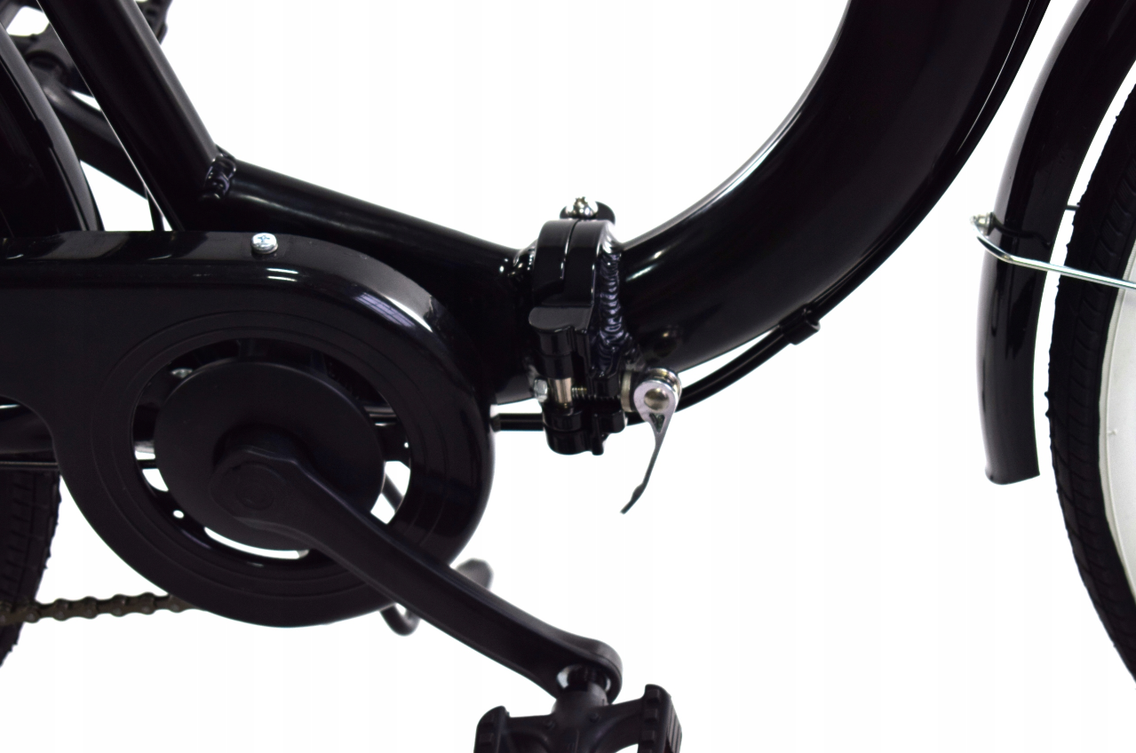 Vouwfiets - 26 inch - met 7 versnellingen - zwart