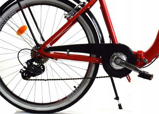 Vouwfiets - 26 inch - met 7 versnellingen - rood