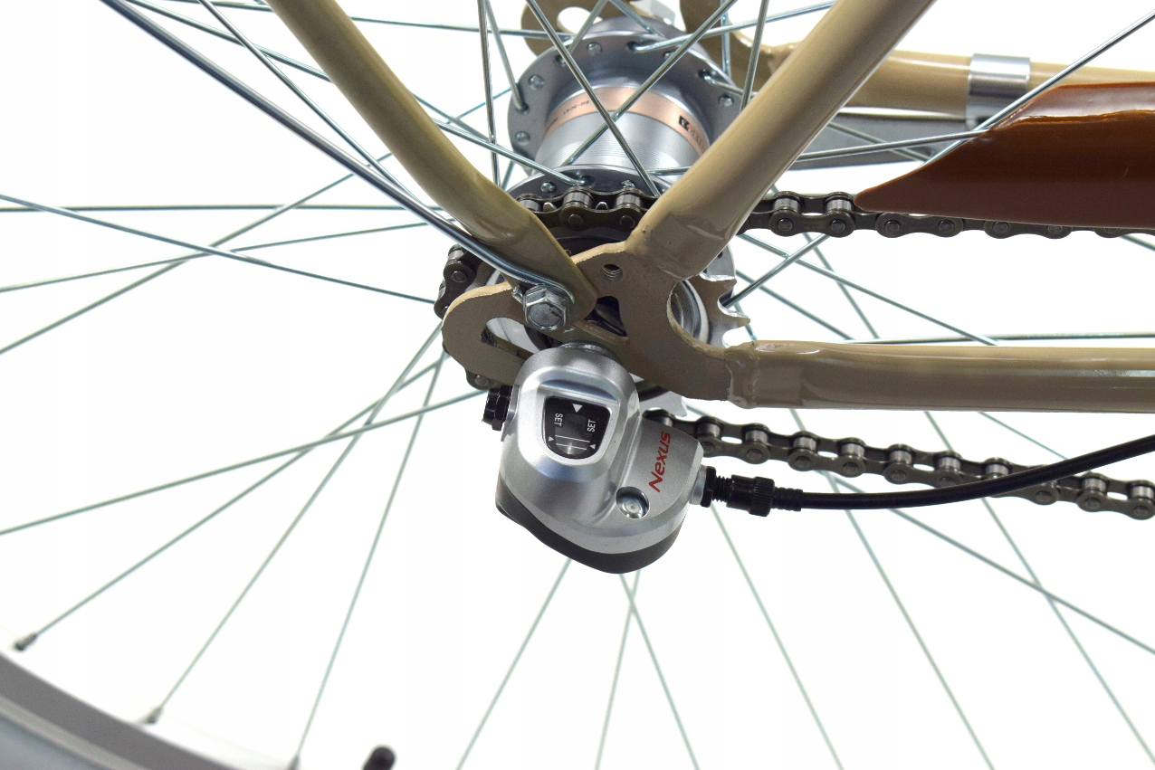 Meisjesfiets - 26 inch - met 3 versnellingen - cappuccino bruin