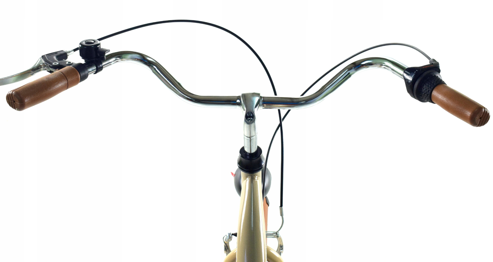 Meisjesfiets - 26 inch - met 3 versnellingen - cappuccino bruin